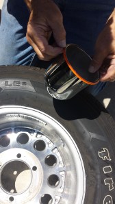 How the Rim Spacer Ring fits onto the rim and decorative piece.